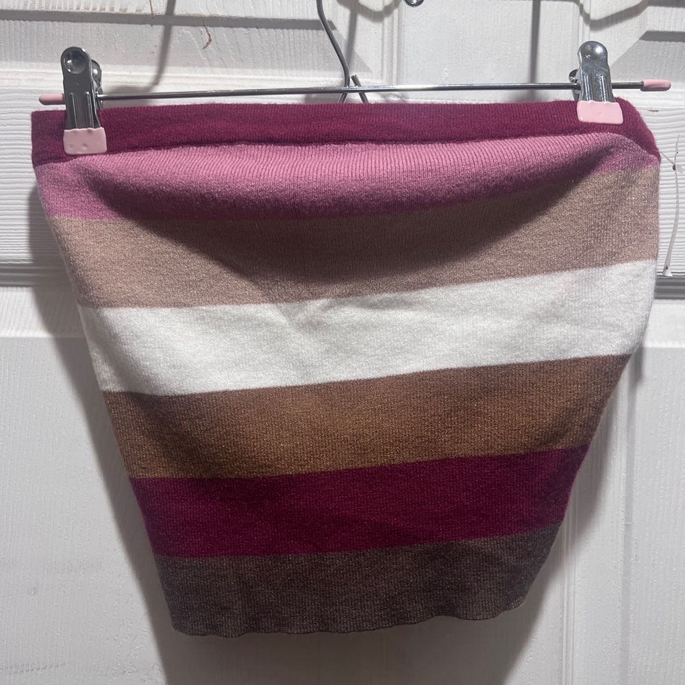 Pink and Brown tube top  for Casual Wear